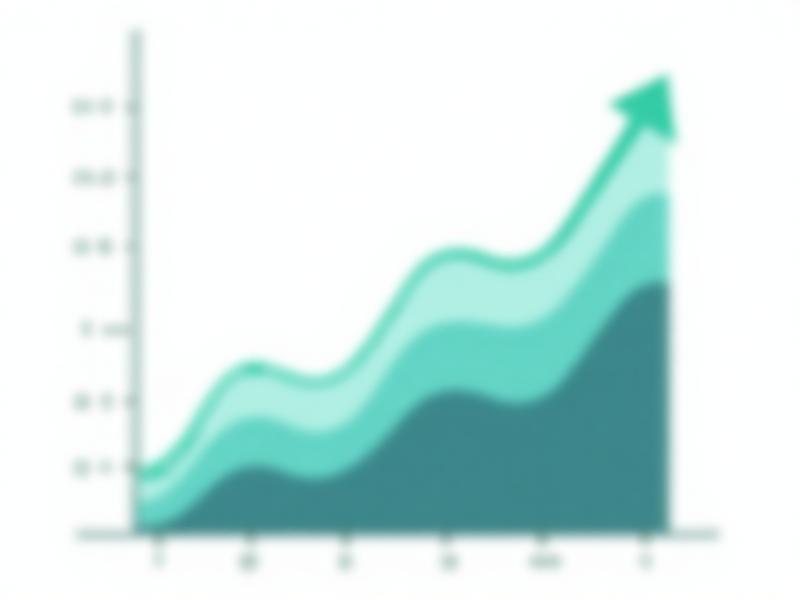 Exponential revenue growth curve showing compound effect of recurring commissions