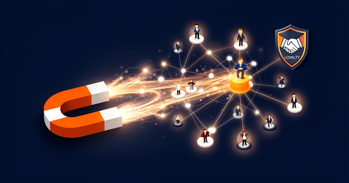 Agency client retention through embedded staffing showing shield protecting team connections